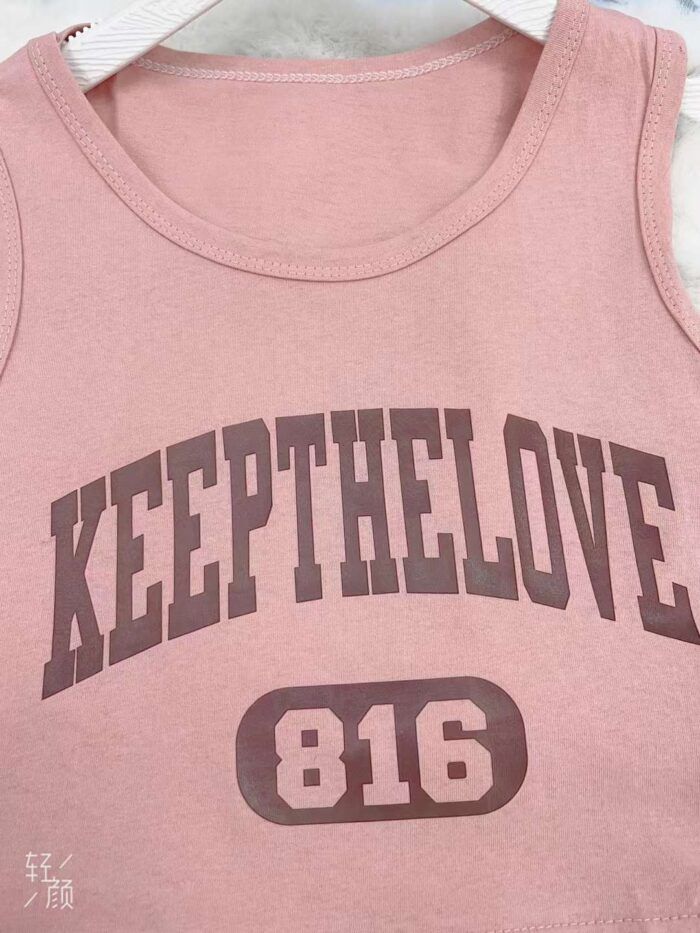 hot girl pink sleeveless t-shirts for women with summer design niche vests and suspenders for inner wear and short navel-baring tops1 - Tradedubai.ae Wholesale B2B Market