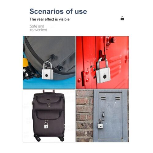 Fingerprint pad lock - mini lock - travel lock - bag lock - Tradedubai.ae Wholesale B2B Market