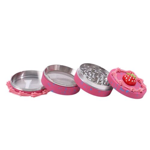 2024 63mm-4 Fashion Design Cute Cake Cream Zinc Herb Grinder Hemp Weed Grinder - Tradedubai.ae Wholesale B2B Market