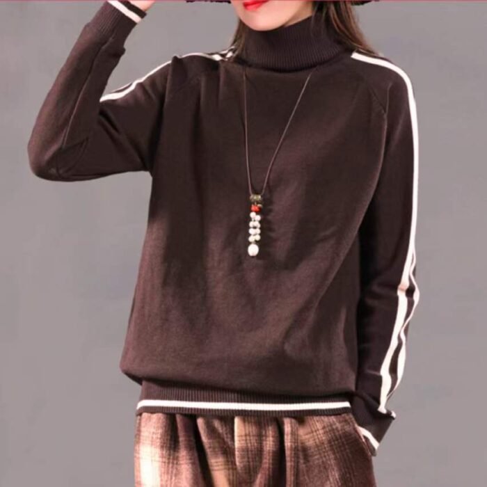 2024 new popular style core-spun yarn pullover turtleneck sweater - Tradedubai.ae Wholesale B2B Market