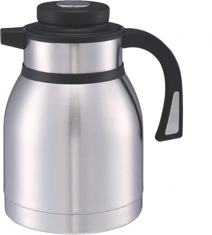 20L Stainless Steel Coffee Jug Elegant Design Non Drip Anti-Burn Double Wall Insulation Ideal for Coffee Tea Fruit Juice Milk Hot Water - Tradedubai.ae Wholesale B2B Market