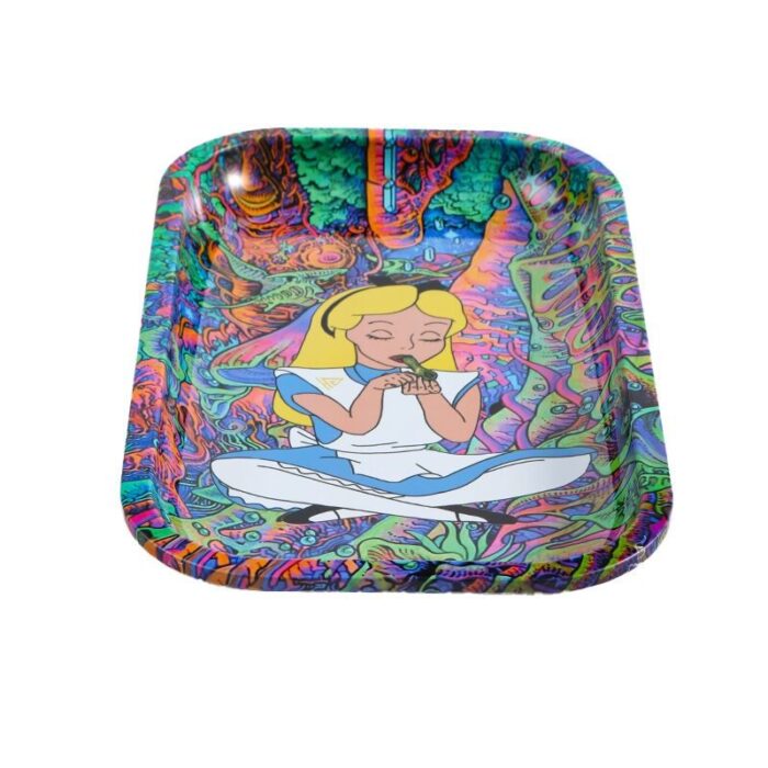 27-16cm Classic Custom Metal Tobacco Weed Rolling Tray Rick and Morty Design - Tradedubai.ae Wholesale B2B Market
