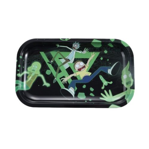 27-16cm Classic Custom Metal Tobacco Weed Rolling Tray Rick and Morty Design2 - Tradedubai.ae Wholesale B2B Market 27-16cm Classic Custom Metal Tobacco Weed Rolling Tray Rick and Morty Design - Tradedubai.ae Wholesale B2B Market