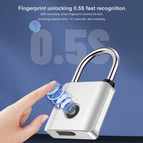 Fingerprint pad lock - mini lock - travel lock - bag lock - Tradedubai.ae Wholesale B2B Market