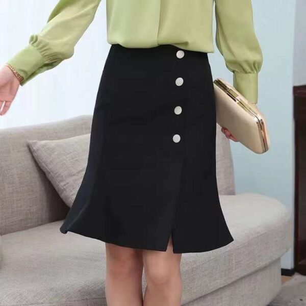 A-line skirt made of small miscellaneous suit fabrics substantial but not light basically lined - Tradedubai.ae Wholesale B2B Market