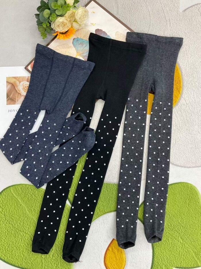 Autumn and winter slimming and thickened polka dot jumpsuits for women with leggings and socks - Tradedubai.ae Wholesale B2B Market