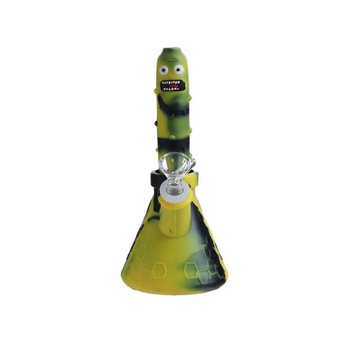 Bong Factory Custom Logo Easy to Clean Ricky and Morty Glass Water Bong Silicone Bong Waterpipe for outdoor indoor Bong2 - Tradedubai.ae Wholesale B2B Market