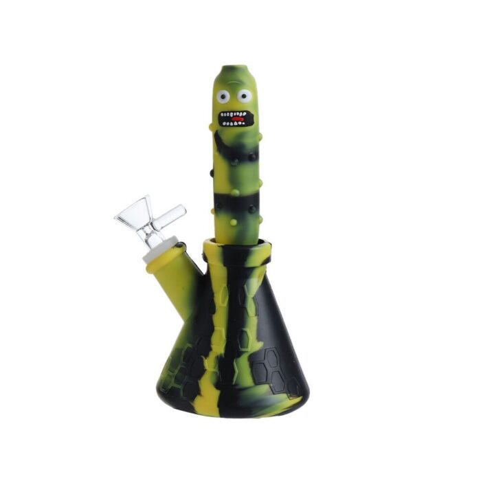 Bong Factory Custom Logo Easy to Clean Ricky and Morty Glass Water Bong Silicone Bong Waterpipe for outdoor indoor Bong2 - Tradedubai.ae Wholesale B2B Market