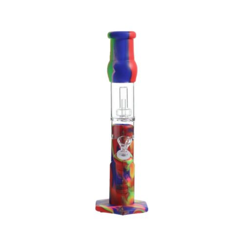 Bong Factory Custom Logo Easy to Clean Ricky and Morty Glass Water Bong Silicone Bong Waterpipe for outdoor indoor Bong2 - Tradedubai.ae Wholesale B2B Market