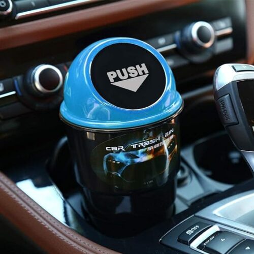 Car Trash Bin Trash Cans Sundries Trash Basket Car Auto Garbage Trash Can Automotive Waste Storage Auto Car Waste Trash Rubbish Bin Can Garbage Dust Case Holder-5 - Tradedubai.ae Wholesale B2B Market