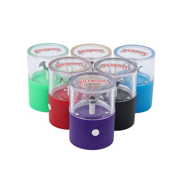 Cheap Price Cookies Backwoods Runtz Rechargeable Plastic Electric Herb Grinder Hemp Weed Tobacco Herb Grinder