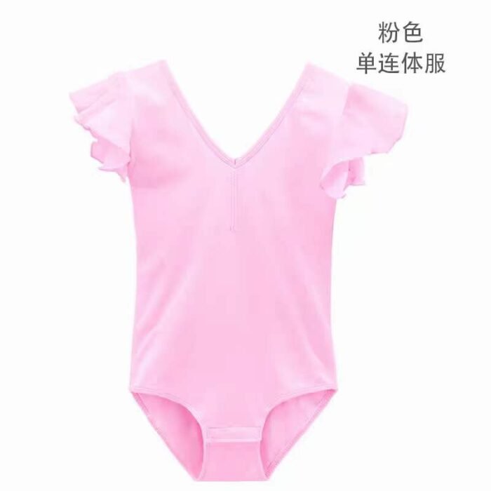 Childrens dance practice clothes gymnastics clothes girls pure cotton short-sleeved and long-sleeved - Tradedubai.ae Wholesale B2B Market