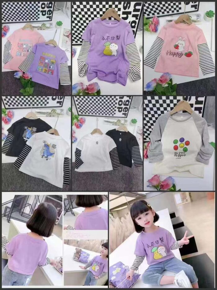 Childrens long-sleeved T-shirts - Tradedubai.ae Wholesale B2B Market