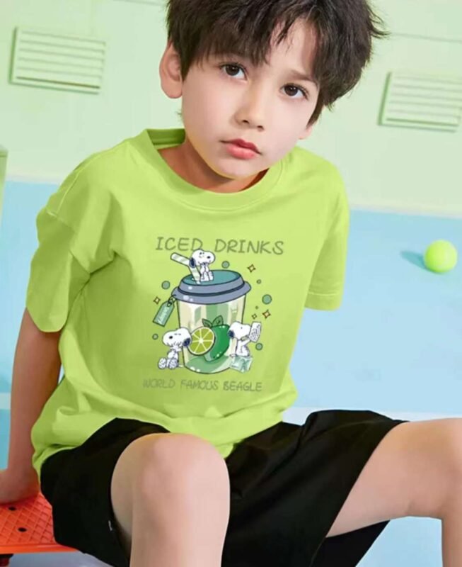 Childrens tops-Cotton cartoon print childrens T-shirt - Tradedubai.ae Wholesale B2B Market