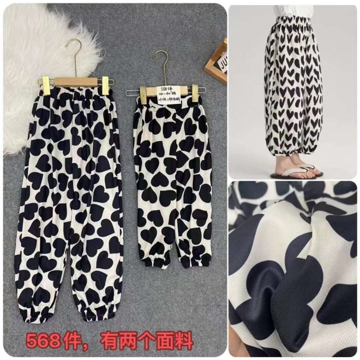 Childrens trousers with comfortable casual western style and versatile leggings printed on them - Tradedubai.ae Wholesale B2B Market