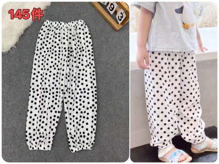 Childrens trousers with comfortable casual western style and versatile leggings printed on them - Tradedubai.ae Wholesale B2B Market