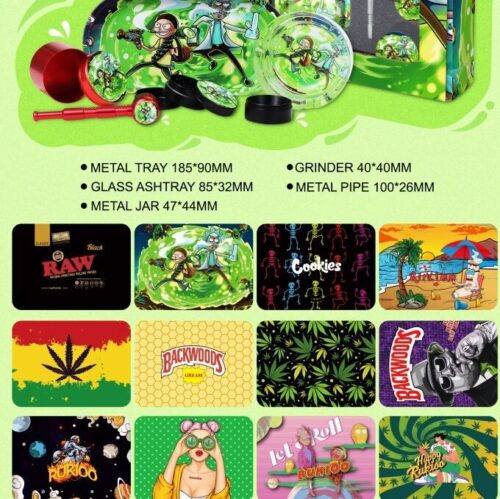 China Custom Logo 5pcs Smoking Kit with Grinder Pipe Jar Metal Tray Smoking Set3 - Tradedubai.ae Wholesale B2B Market China Custom Logo 5pcs Smoking Kit with Grinder Pipe Jar Metal Tray Smoking Set - Tradedubai.ae Wholesale B2B Market