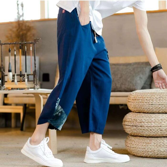 Chinese-style cotton and linen mens casual pants - Tradedubai.ae Wholesale B2B Market