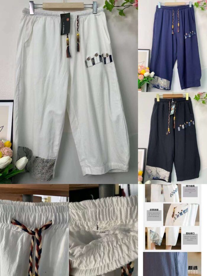 Chinese-style cotton and linen mens casual pants - Tradedubai.ae Wholesale B2B Market