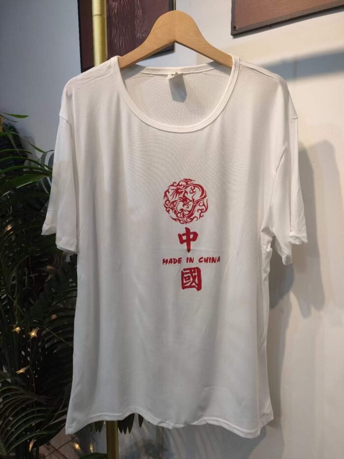 Chinese-style printed wide T-shirts 3 - Tradedubai.ae Wholesale B2B Market