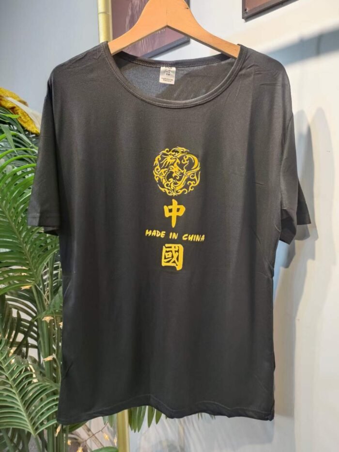 Chinese-style printed wide T-shirts 4 - Tradedubai.ae Wholesale B2B Market