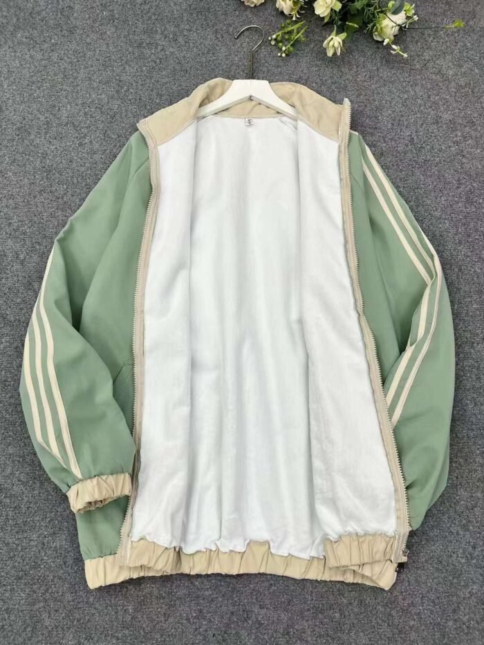 Couples fleece baseball uniform zipper jackets 8 - Tradedubai.ae Wholesale B2B Market
