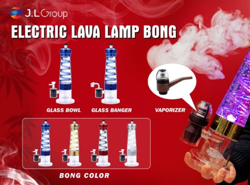 Delta9 Colorful Glass Smoking Pipe Hookah Electric Lava Lamp Bong For oil-Dry Tocacco-Vap-e - Tradedubai.ae Wholesale B2B Market