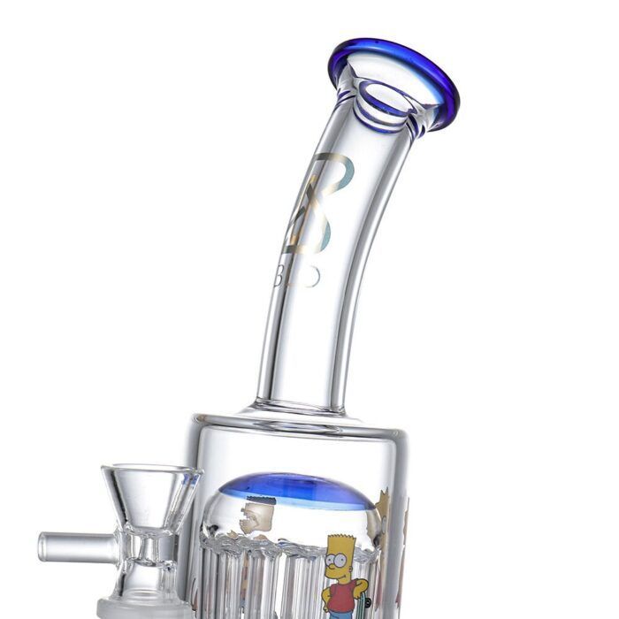 Factory Direct Price Smoke Good Custom Logo High Borosilicate Glass Bong Recycler Percolator Bong Water Pipe Glass Bong For Weed - Hookah Shisha