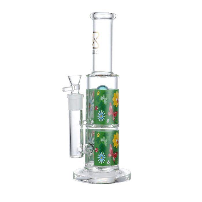 Factory Direct Price Smoke Good Custom Logo High Borosilicate Glass Bong Recycler Percolator Bong Water Pipe Glass Bong For Weed - Hookah Shisha