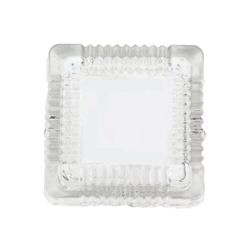 Factory Directly Cheap Square Shape 105-105-35 cm Glass Ashtray Classical Cigarette Ashtray for Home2 - Tradedubai.ae Wholesale B2B Market