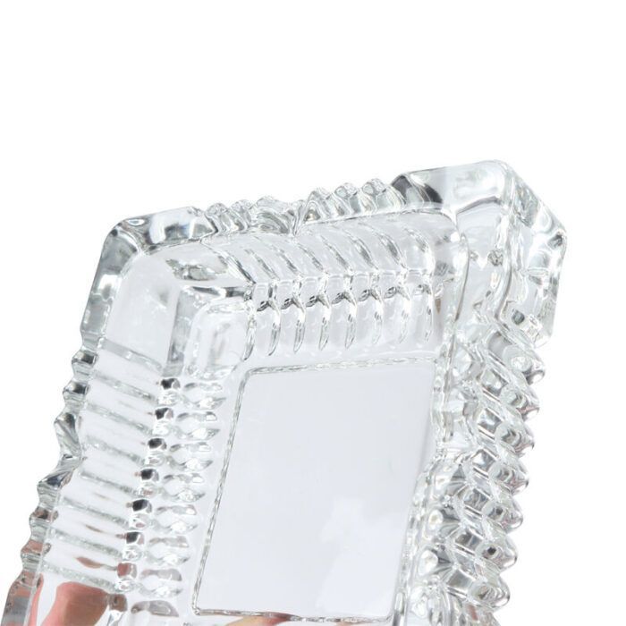 Factory Directly Cheap Square Shape 105-105-35 cm Glass Ashtray Classical Cigarette Ashtray for Home2