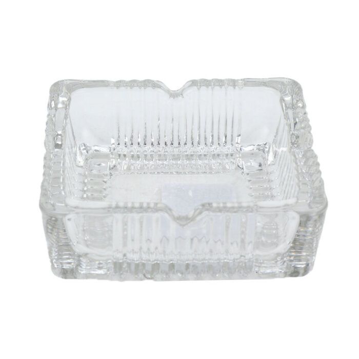 Factory Directly Cheap Square Shape 105-105-35 cm Glass Ashtray Classical Cigarette Ashtray for Home2