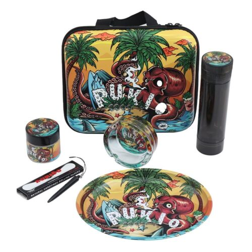 Factory Price Custom Logo Smoking Set Kit Rolling Paper Glass Ashtray Plastic Herb Grinder with Storage for Cone - Tradedubai.ae Wholesale B2B Market