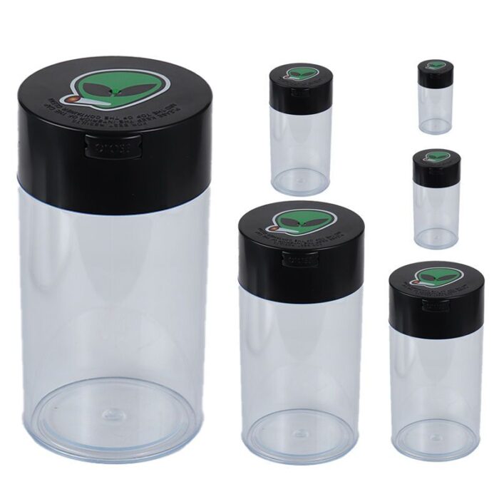 Factory Wholesale Different Size ABS Plastic Vacuum Sealed Storage Tanks Pill Case Keep Fresh Tobacco Weed Jars - Tradedubai.ae Wholesale B2B Market