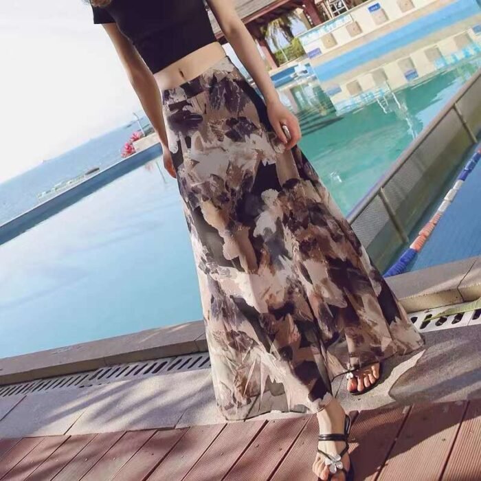 Factory Wholesale Ready Made Garments Stock Clearance-Chiffon skirt Multiple styles slimming and versatile mainly chiffon fabric small and miscellaneous - Tradedubai.ae Wholesale B2B Market