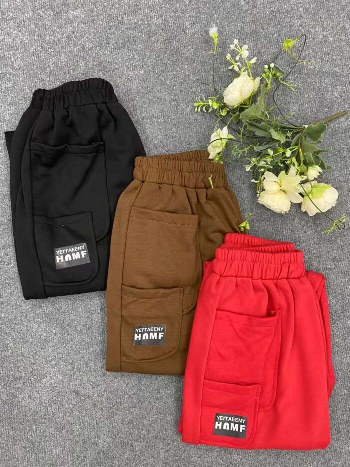 Factory Wholesale Ready Made Garments Stock Clearance-Cotton trousers Loose casual retro pocket versatile trousers - Tradedubai.ae Wholesale B2B Market