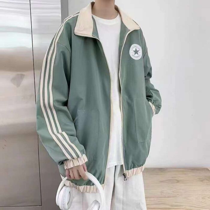 Factory Wholesale Ready Made Garments Stock Clearance-Couple style fleece baseball uniform zipper jacket - Tradedubai.ae Wholesale B2B Market