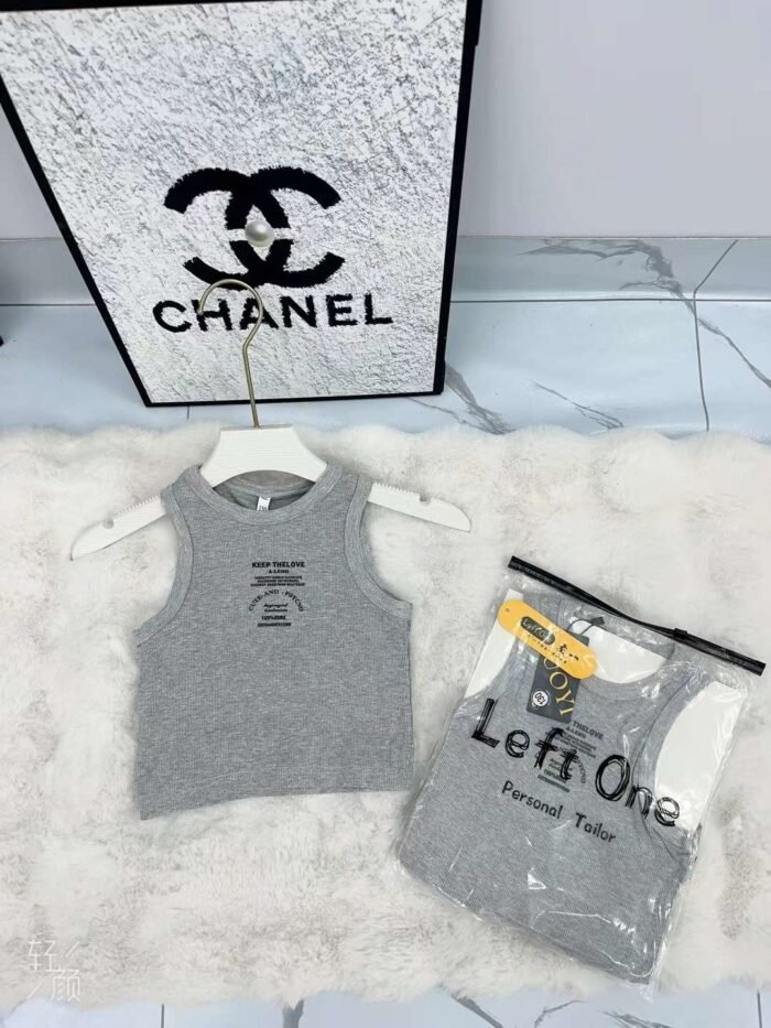Factory Wholesale Ready Made Garments Stock Clearance-new childrens short high-waisted and big childrens suspender tops for girls to wear inside 1 - Tradedubai.ae Wholesale B2B Market