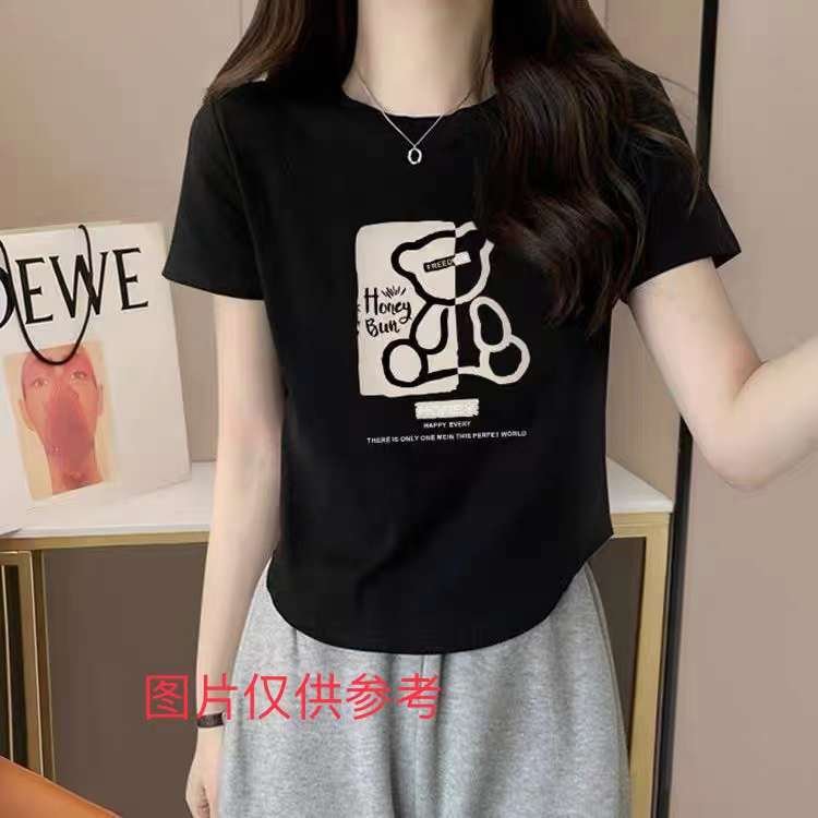 Factory Wholesale Ready Made Garments Stock Clearance-short-sleeved T-shirts made of cotton 2 Factory Wholesale Ready Made Garments Stock Clearance-short-sleeved T-shirts made of cotton 2