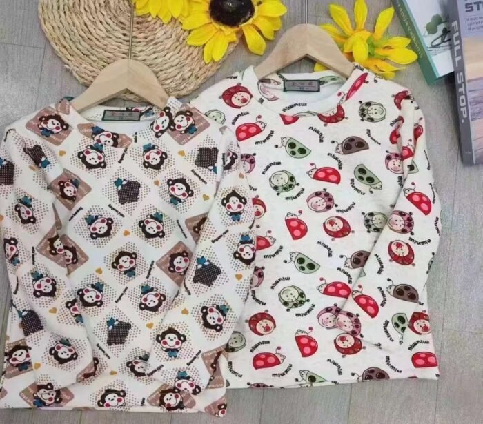 Factory Wholesale Ready Made Garments Stock Clearance-velvet baby velvet tops for boys and girls 3 - Tradedubai.ae Wholesale B2B Market