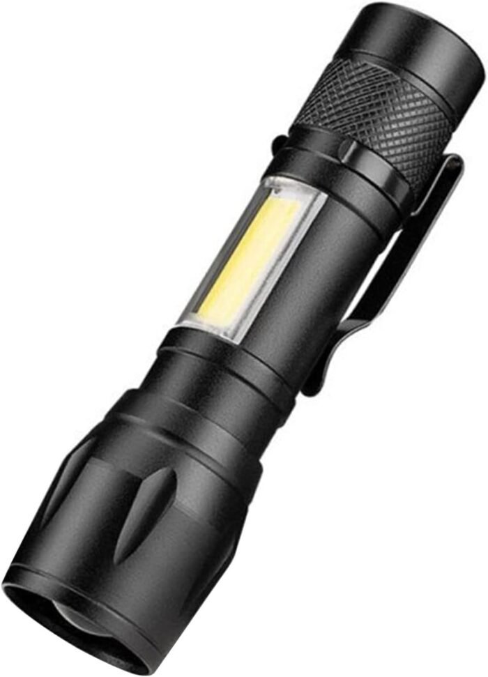 Factory Wholesale Stock Clearance-small plastic flashlights with strong light zoom and flash rechargeable - Tradedubai.ae Wholesale B2B Market