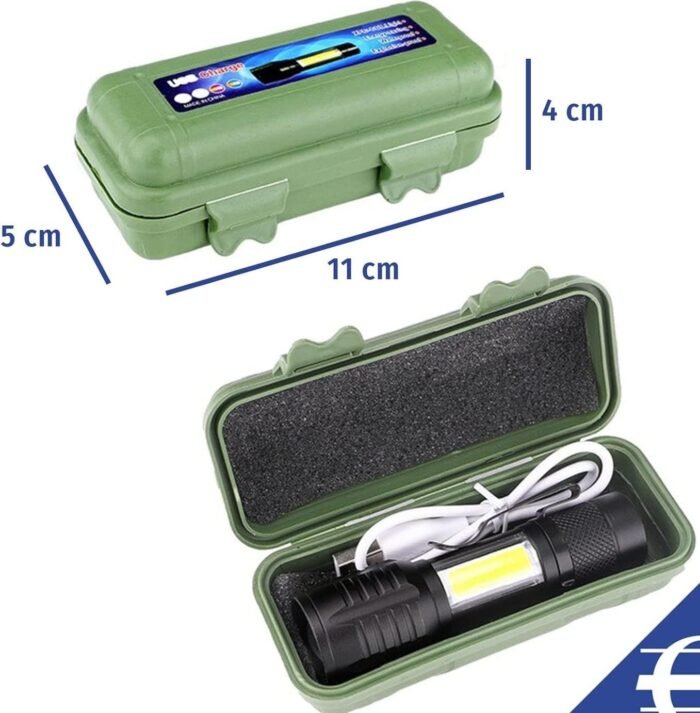 Factory Wholesale Stock Clearance-small plastic flashlights with strong light zoom and flash rechargeable - Tradedubai.ae Wholesale B2B Market