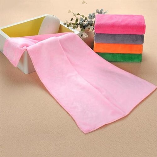 Hair Drying Towel with Button Pink2 - Tradedubai.ae Wholesale B2B Market Hair Drying Towel with Button Pink2 - Tradedubai.ae Wholesale B2B Market