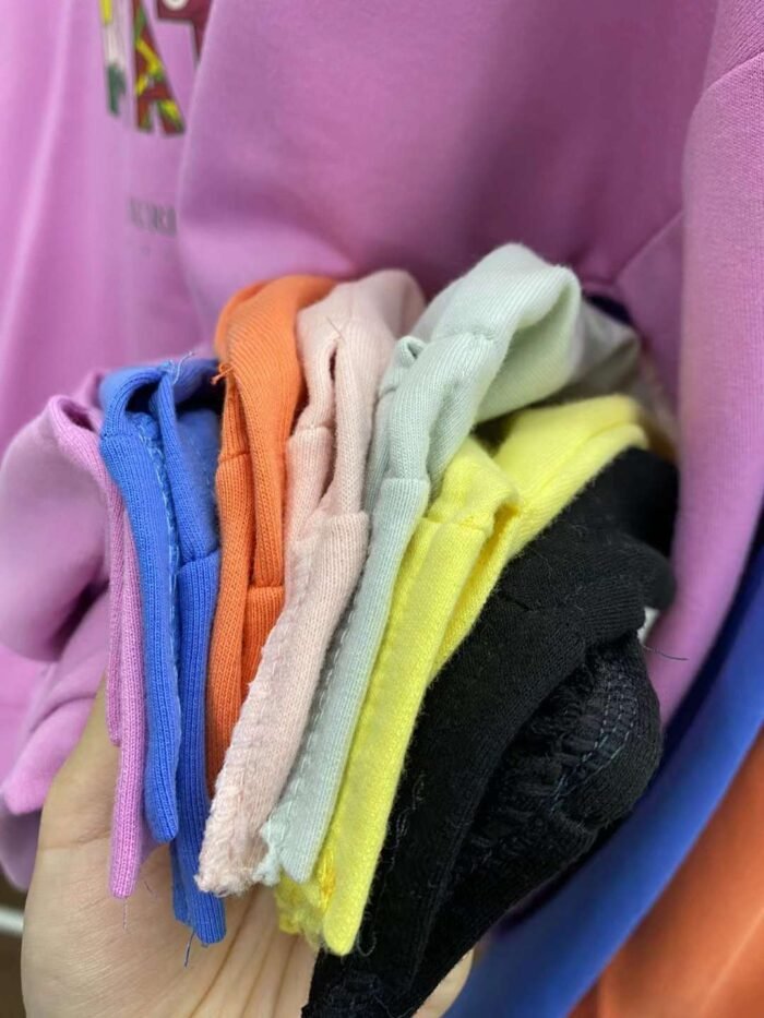 Heavy-duty sweatshirts hemmed back collar embroidered around the edges rhinestones on some patterns - Tradedubai.ae Wholesale B2B Market