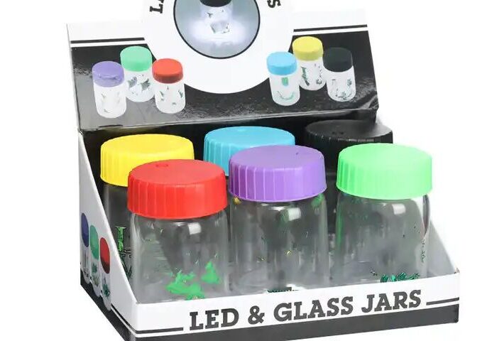 High Quality 55-88CM Glass Led Jar Custom Logo Transparent Led Visual Tobacco Storage Tank Jar Weed Jar - Tradedubai.ae Wholesale B2B Market