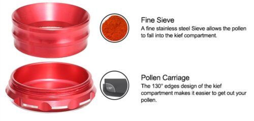 High Quality Custom Logo 4 Layers Aluminum Herb Grinder Hemp Weed Herb Grinder - Tradedubai.ae Wholesale B2B Market