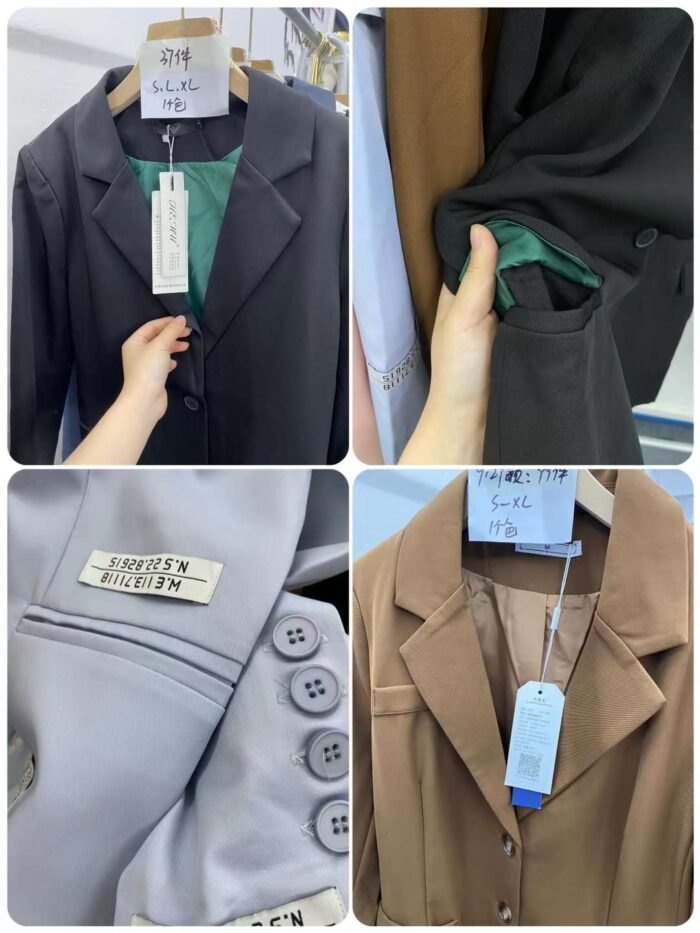 High quality goods Soft fabric with shoulder pads lining Womens suit jacket3 - Tradedubai.ae Wholesale B2B Market