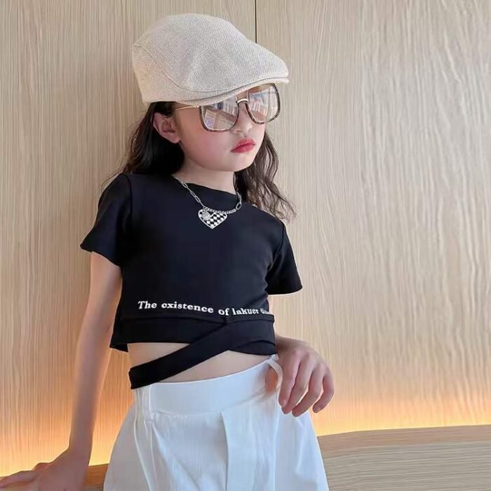 High-quality internet celebrity short T-shirts for middle-aged and older children - Tradedubai.ae Wholesale B2B Market