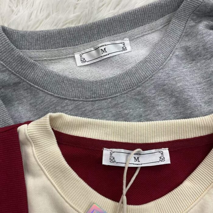 High-quality loose-fitting niche design fake two-piece pure cotton terry sweatshirts - Tradedubai.ae Wholesale B2B Market