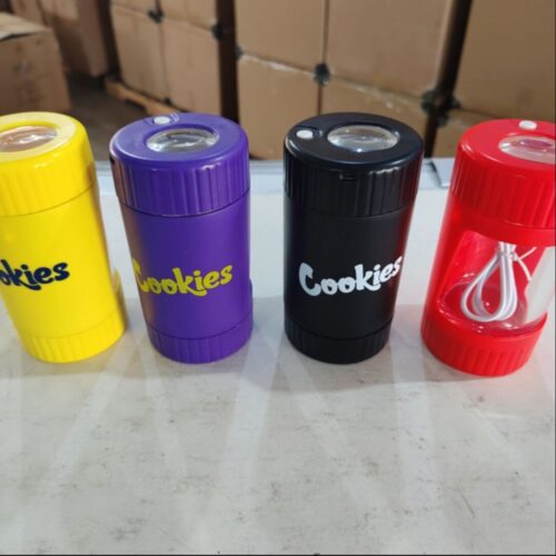 Hot Selling Cookies Backwoods Led Jar with Pipe and Weed Grinder 3 in 1 Glow Jar for Storage2 - Tradedubai.ae Wholesale B2B Market Hot Selling Cookies Backwoods Led Jar with Pipe and Weed Grinder 3 in 1 Glow Jar for Storage - Tradedubai.ae Wholesale B2B Market